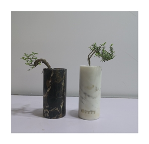 Wholesale Supplier White Marble Flower Vases