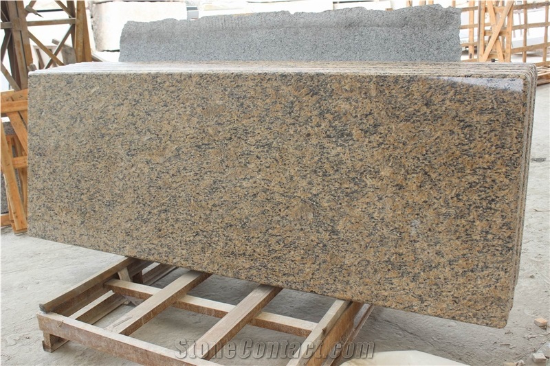 Yellow Santa Cecilia Granite Countertop China