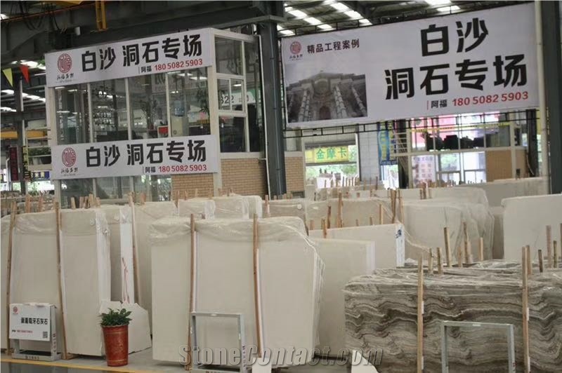 New Beige Limestone Slabs
