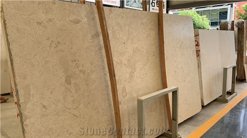 New Beige Limestone Slabs
