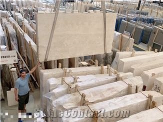 Bianco Navona Italy Travertine Slab