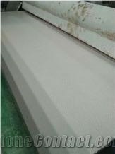 Bush Hammered White Limestone Slabs