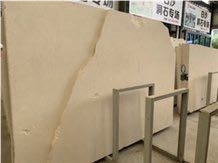 Bush Hammered White Limestone Slabs