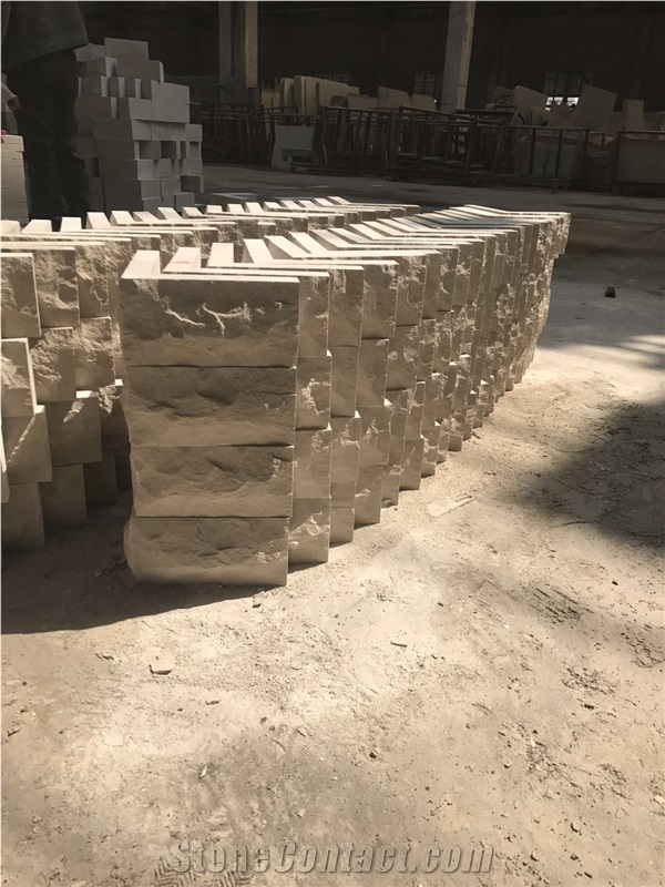 Grey Travertine Mushroom Stone