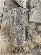 Grey Travertine Mushroom Stone