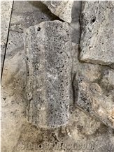 Grey Travertine Mushroom Stone