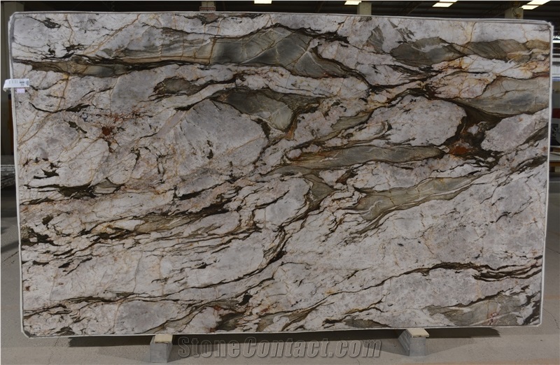 Crystal Tempest Quartzite Slabs