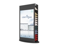 Double-Sided Metal Stone Display Rack