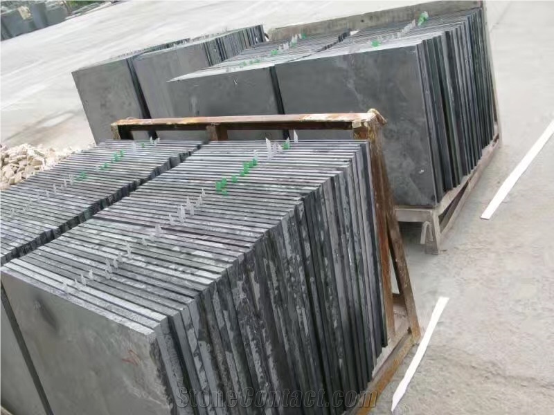 Cheap Absolute Black Limestone Flooring Tile Price