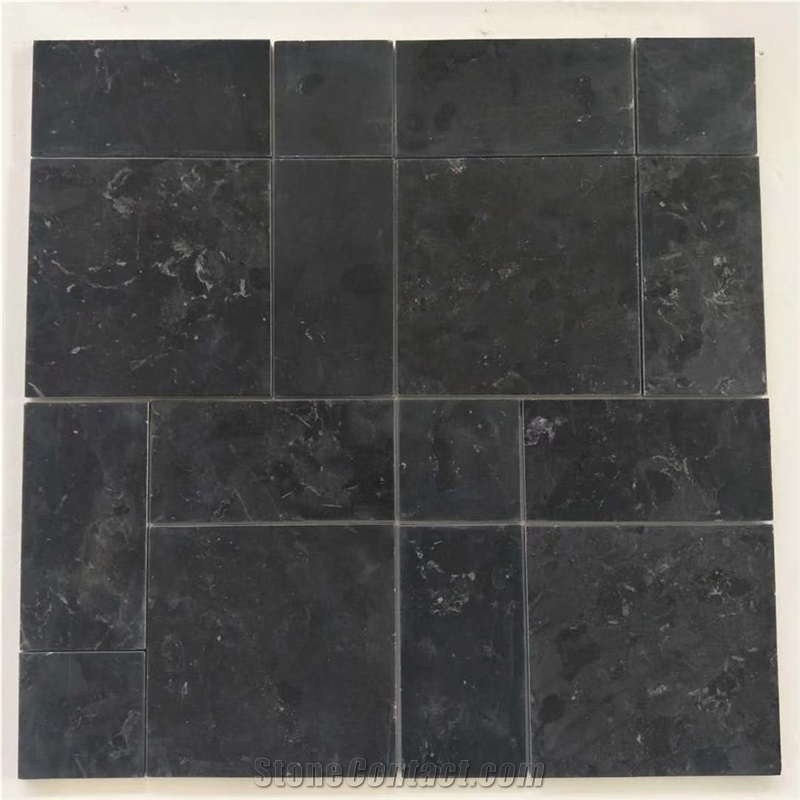 Natural Black Limestone Paving Flagstone Price