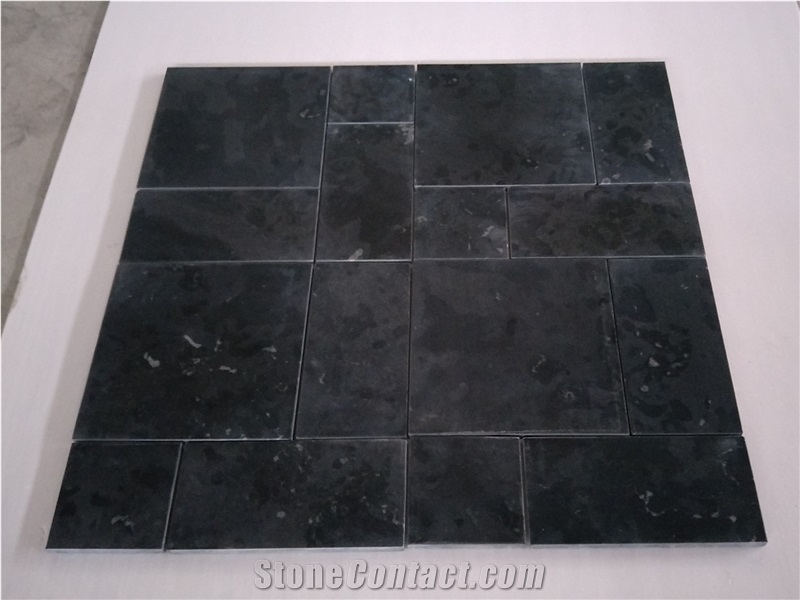Natural Black Limestone Paving Flagstone Price