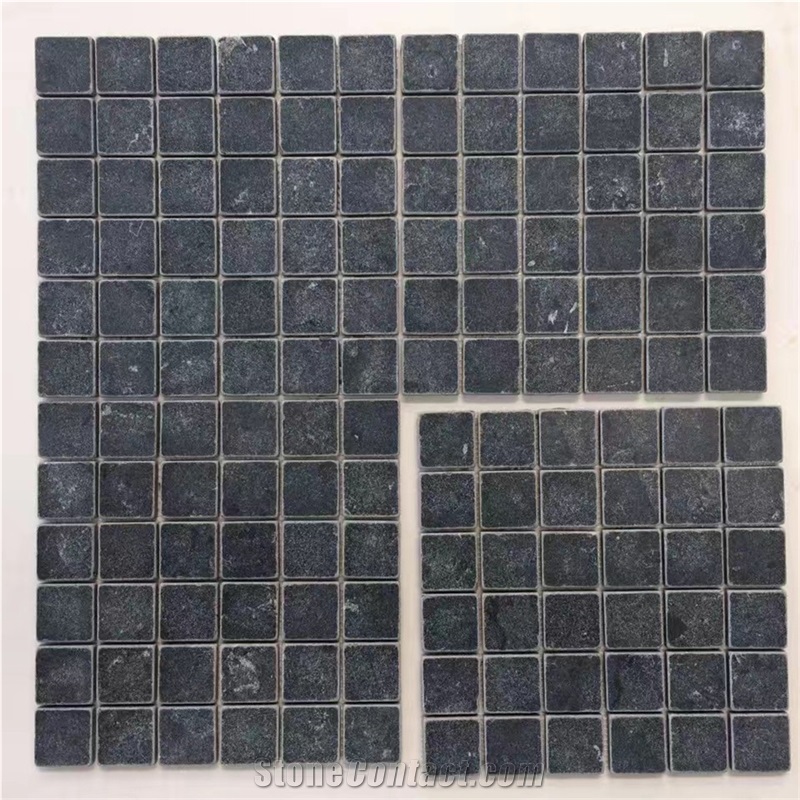 Wholesale Black Limestone Marble Mosaic Tile Price