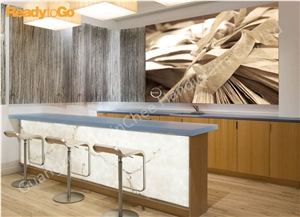 Translucent White Alabaster for Bar Top