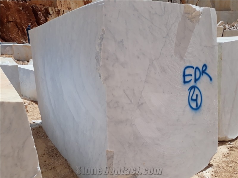 Mugla White Marble Block, Turkey White Marble