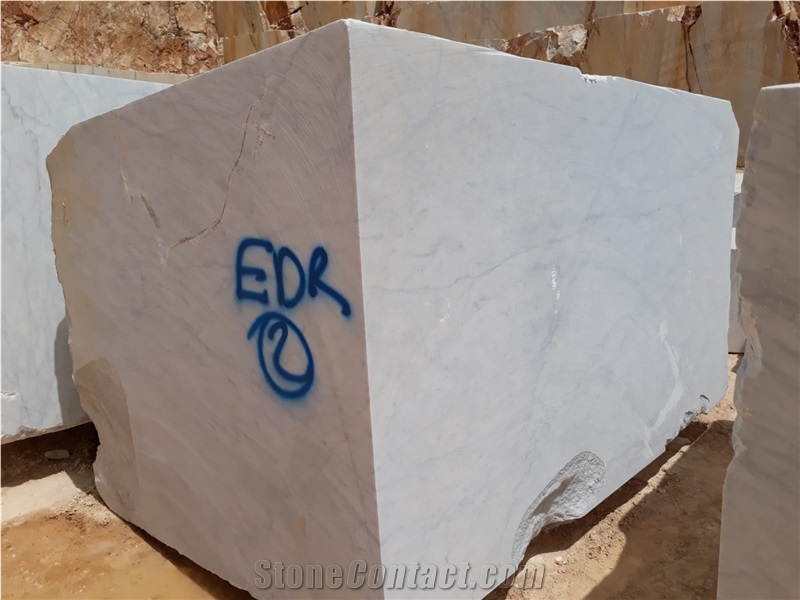 Mugla White Marble Block, Turkey White Marble