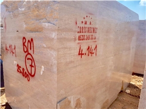 Travertine Blocks, Turkey Beige Travertine
