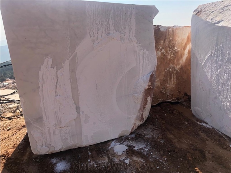 Mugla White Marble Blocks from Own Quarry