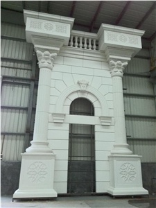 Pilasters Column, Porch Column, Stone Pillar, Column Capital