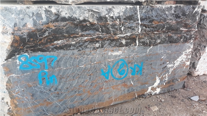 Michelangelos Marble Blocks, Black Gold Marble Block