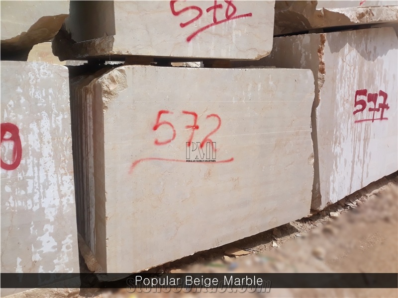 Popular Beige Marble Blocks Suntippi from Pakistan