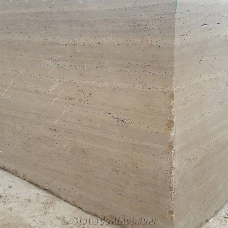 Noce Travertine Block, Iran Beige Travertine