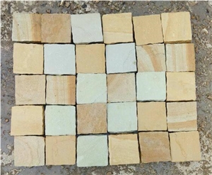Kandla Yellow Mix Cobbles
