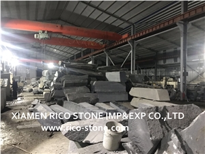 Absolute Black Basalt Vietnam Slabs&Tiles Polish