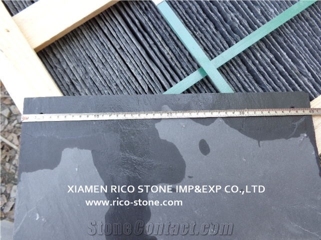 Black Slate Roofing Tiles&Slabs Natural Finishing