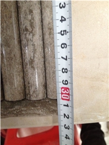 Chinese Coffee Wooden Marble Strips Polished Molding