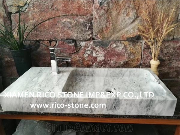 White Marble Sinks&Basins Polished