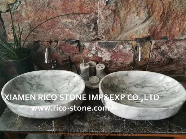 White Marble Sinks&Basins Polished