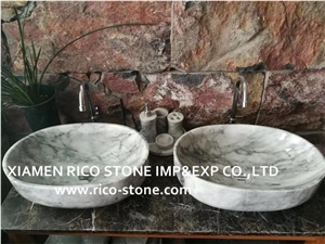 White Marble Sinks&Basins Polished