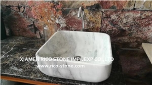 White Marble Sinks&Basins Polished