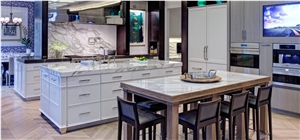 White Calacatta Carrara Kitchen Countertop White Calacatta Carrara Kitchen Countertop