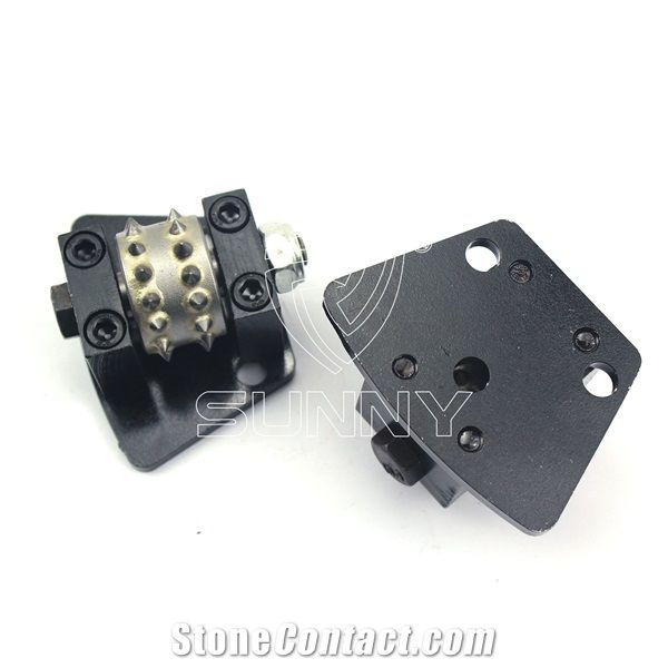 Trapezoid Diamond Bush Hammer Rollers Concrete