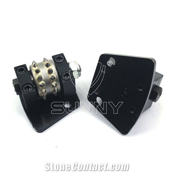 Trapezoid Diamond Bush Hammer Rollers Concrete