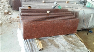 Kisan Red Granite Steps, Risers