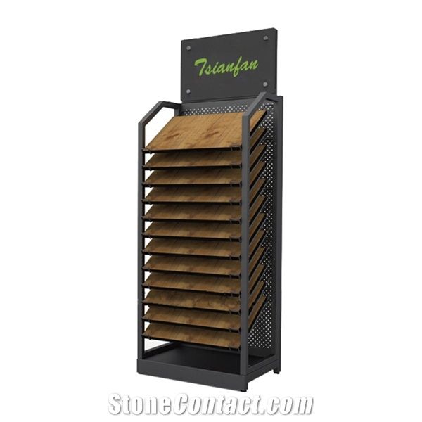 Wd615 Waterfall Hardwood Tile Display Rack