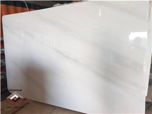 Yen Bai White Marble Blue Vein Slab