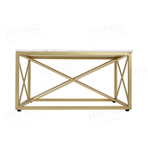 Rectangle Volakas White Marble Coffee Table Top