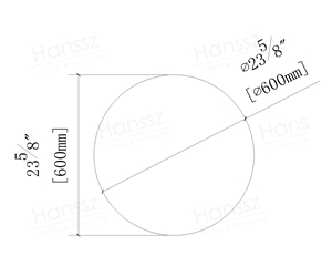 Round Calacatta White Quartz Tabletops Bar Tables