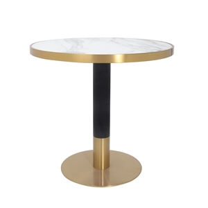 Round Marble Calacatta White Dining Table Top