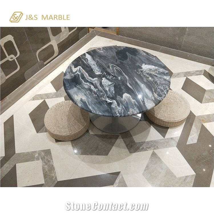 Mystic River Marble Maked Of Table Top