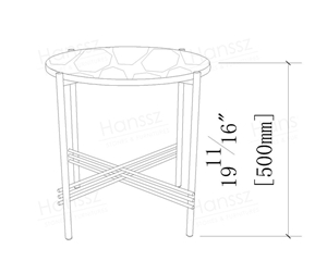Modern Design Calacatta White Marble Coffee Table