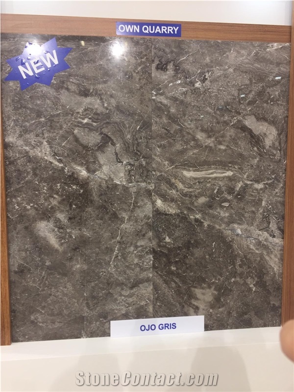 Ojo Gris Marble Slabs & Tiles, Turkey Grey Marble