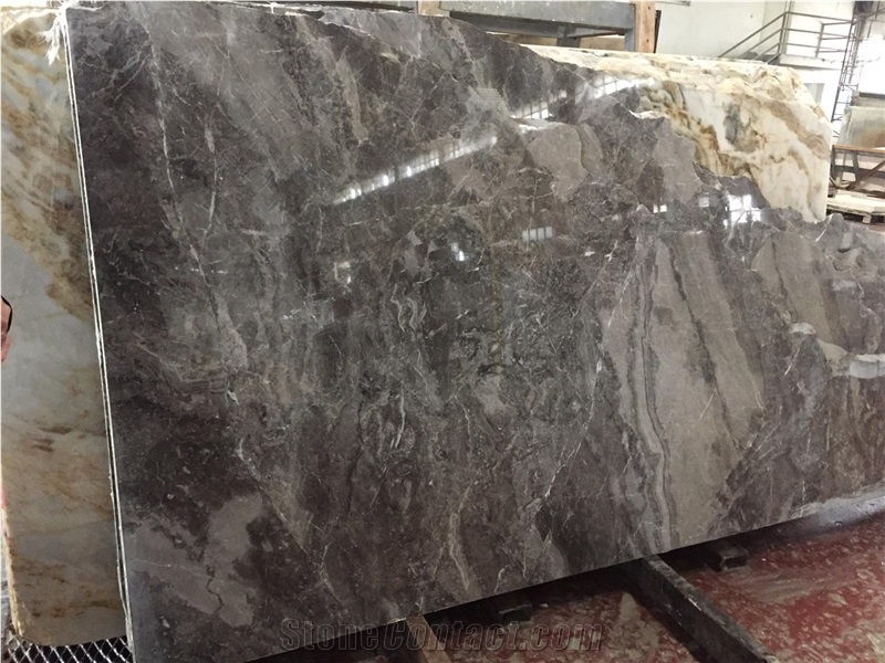 Ojo Gris Marble Slabs & Tiles, Turkey Grey Marble