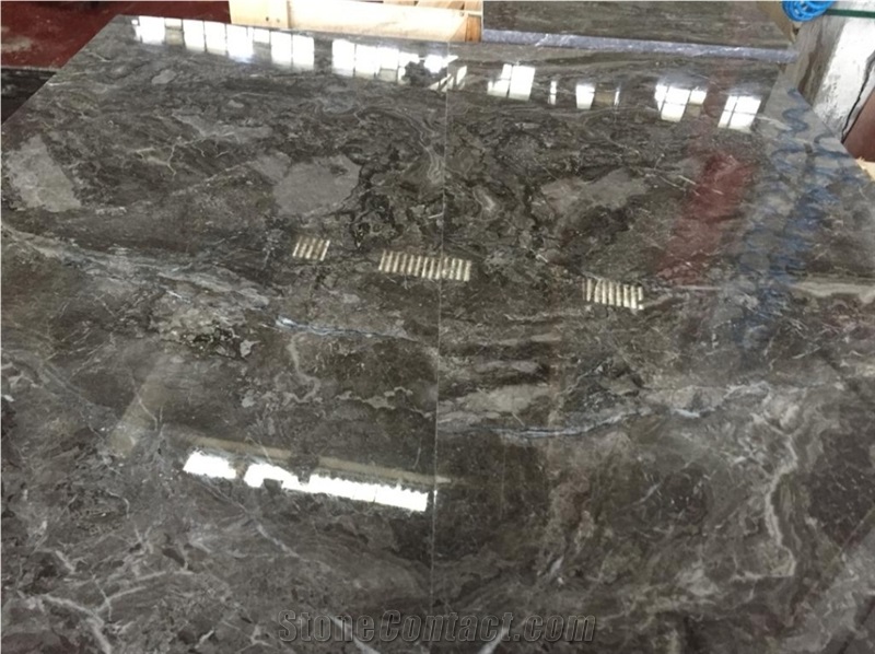 Ojo Gris Marble Slabs & Tiles, Turkey Grey Marble