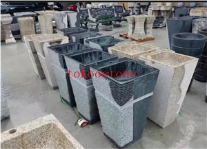 Natural Granite Stone Hand Carved Fountain