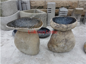 Natural Stone Grey Granite Fountain