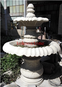 Natural Stone Grey Granite Fountain